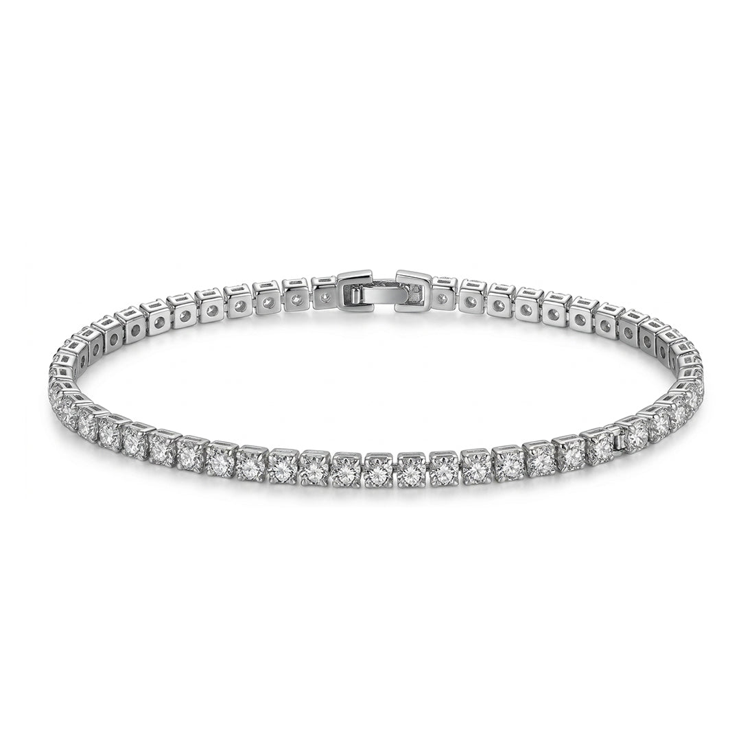 Brilliant-Link™ Silver Tennis Bracelet