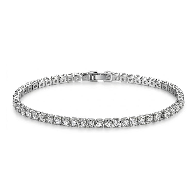 Brilliant-Link™ Silver Tennis Bracelet