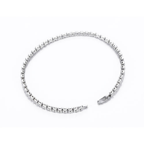 Brilliant-Link™ Silver Tennis Bracelet