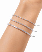 Brilliant-Link™ Silver Tennis Bracelet