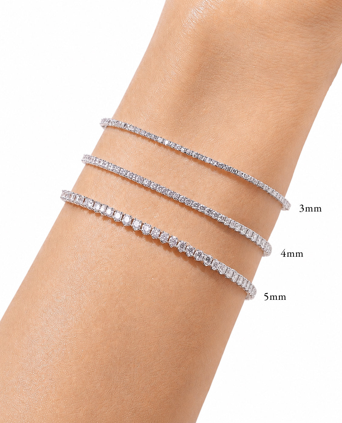Brilliant-Link™ Silver Tennis Bracelet
